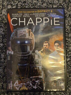 Chappie DVD Movie Sci-Fi Action R-Rated Sigourney Weaver Hugh Jackman